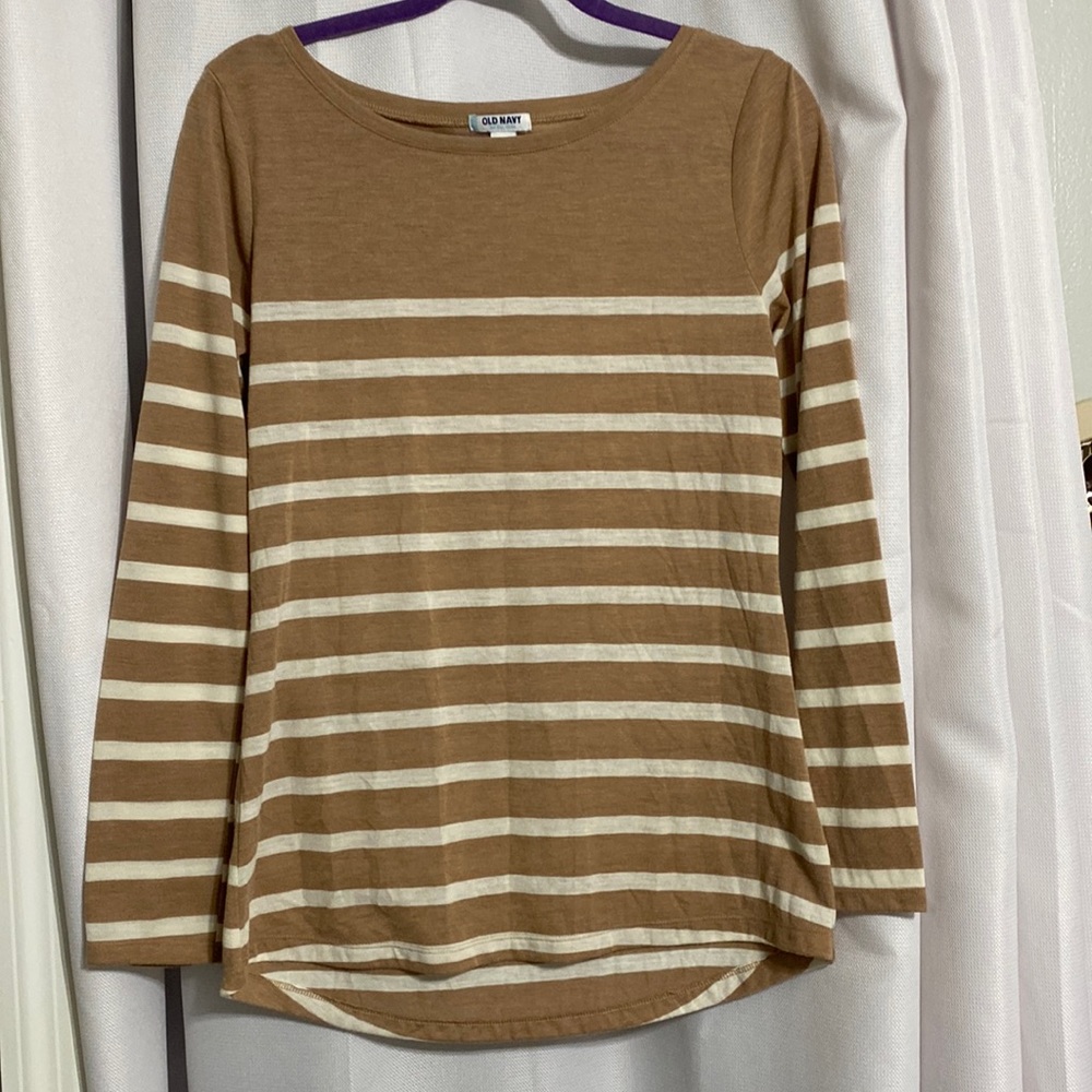 Old Navy Long Sleeve Stripe Shirt Size M